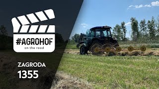 Zagroda 1355 raking/tedding machine │Solis-90 🚜