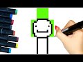 How to Draw Dream | Minecraft | DREAM MINECRAFT