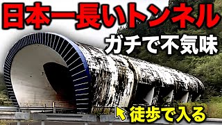 日本一長い"関越トンネル"に特別に歩いて潜入！衝撃の光景が…