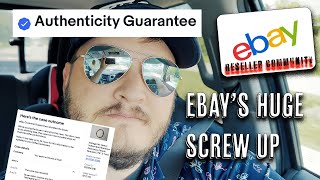 Huge Ebay Mistake - Authenticity Guarantee $1200 Screw Up