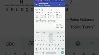 Cryptogram Puzzle #49 Android Quote Answer