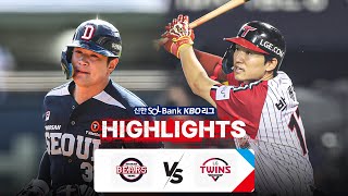 [KBO 하이라이트] 9.22 두산 vs LG | 2024 신한 SOL뱅크 KBO 리그 | 야구