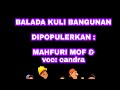 PEJUANG RUPIAH ( ANAK RANTAU) BALADA KULI BANGUNAN || MAHFURI & VOCAL INDRA