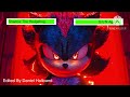 sonic the hedgehog 3 2024 opening fight scene healthbars 2025 special