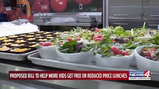 Proposed bill to help more kids get free or reduced price lunches