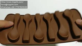 Silicone Chocolate Spoon Mold | Mold chocolate into spoons