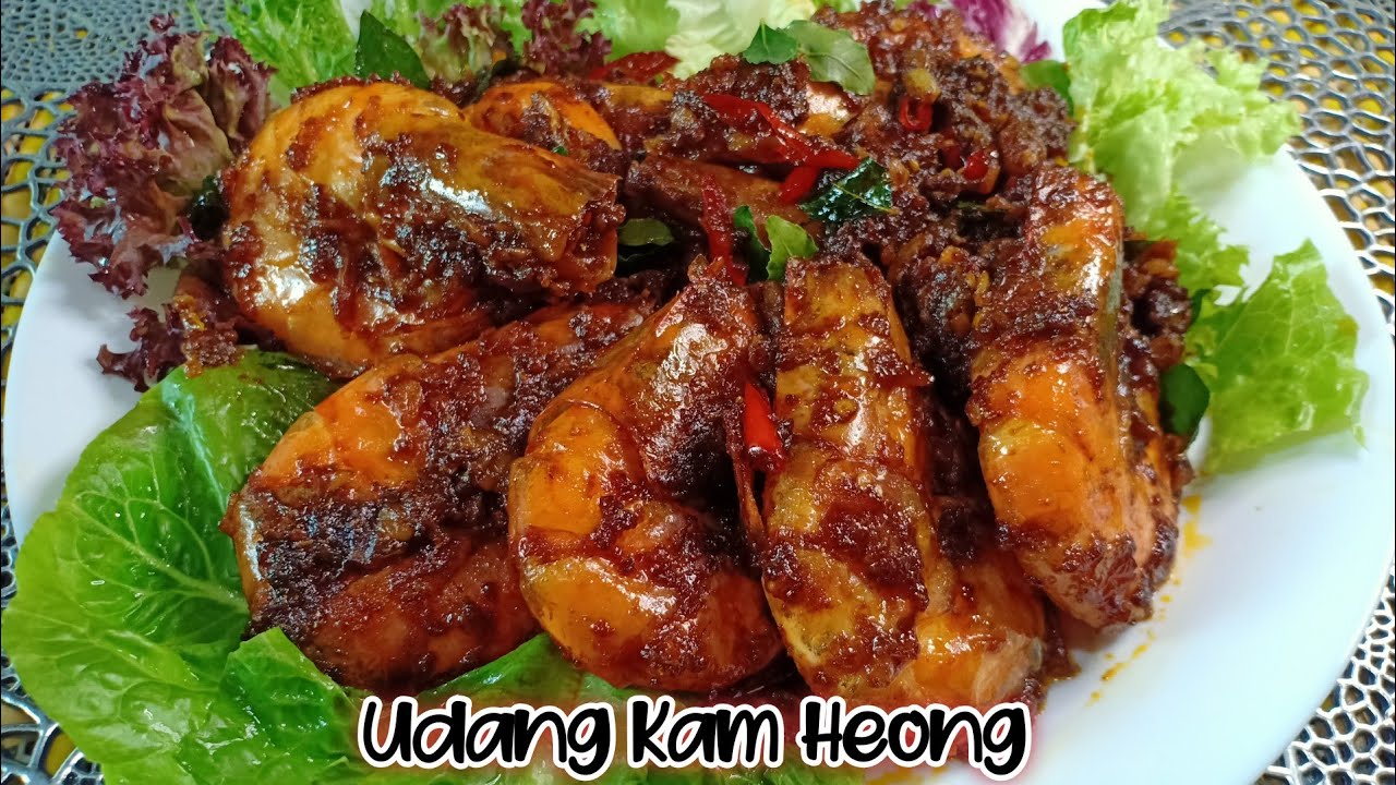 Udang Kam Heong Sangat Sedap L Kam Heong Prawns Recipe L Food Ala ...