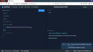 Dart Null Safety - Nullable and Non-Nullable types