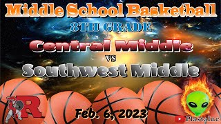 Reading central middle vs  Southwest middle - Feb. 6, 2023 - 8th grade