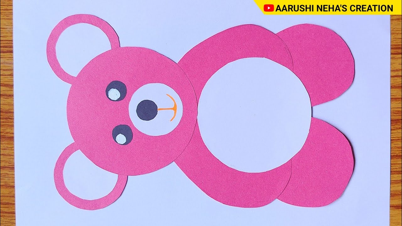 How To Make Teddy Bear With Craft Paper Easy Teddy Bear Craft With