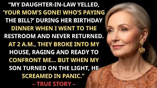My DIL Yelled, “Your Mom’s Gone! Who’s Paying The Bill?” Right In The Middle Of Her Party