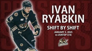 Ivan Ryabkin vs USNTDP U18 | Jan 3 2025 | USHL Debut