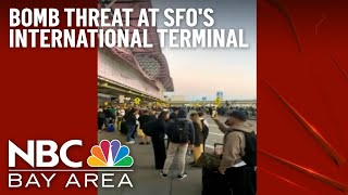 Man Detained After Bomb Threat at SFO International Terminal Police