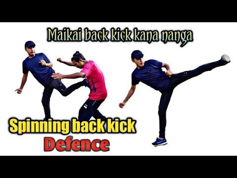 Spinning Back Kick Tutorial - YouTube