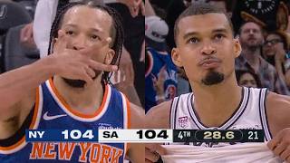 Final 5:59 INSANE ENDING #3 Knicks vs #2 Spurs Game 2 of the NBA Finals | June 5, 2026