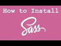 How to install and use Sass in React Js