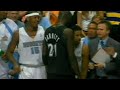 Kevin Garnett HEATED Moments vs Denver Nuggets 2004 Playoffs