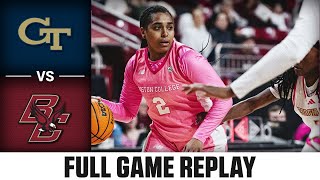 Georgia Tech Vs Boston College Full Game Replay 2024 25 Acc Women S