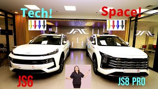 Space and technology in the JAC JS6 and JS8 PRO