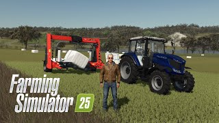 Farming Simulator 25 #12 - Hago Contratos De Arar, Labrar, Encintado De Ensilaje Y Compro La Karcher