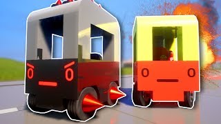 Racing Little Tikes through the Lego City! - Brick Rigs Multiplayer Gameplay & Funny Moments