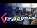 Sekolah Sempat Disegel Warga, Polisi Buka Paksa Segel Demi Ujian Para Siswa!