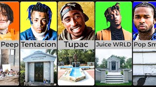 Tombstones of the Most Famous Rappers Who Died | Comparison