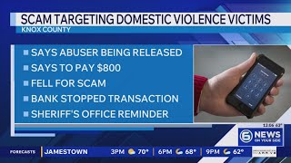 Knox County Sheriff's Office warns of scam targeting domestic violence victims
