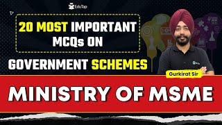 Important MCQ on Government Schemes of Ministry of MSME| Government Schemes For Banking Exams|EduTap