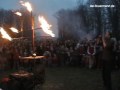 feuershow bei dämmerung der feuermann.de