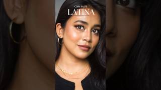 Latina makeup on Bangladeshi girl | copy \u0026 paste latina makeup✨ #ashortaday #latinamakeup #viral