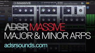 NI Massive Tutorial - Major & Minor Arp Sequences