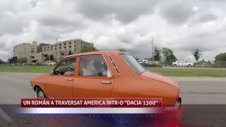 Un român a traversat America într-o „Dacia 1300”