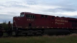 CP and Union Pacific Rail hauls containers into Calgary