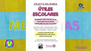 Colecta Solidaria de útiles escolares para la vuelta a clases