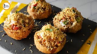 Aloo Tikki Chaat in Onion Cups Recipe By Food Fusion
