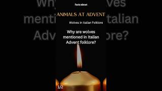 Advent Animal Fact 46 - Why are wolves mentioned in Italian Advent folklore?