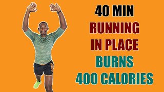 40 Minute Weight Loss and Fat Burning Cardio/ Running In Place🔥400 Calories🔥