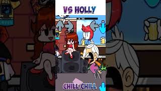 The Loud House lincoln loud sing CHILL CHILL Friday Night Funkin VS Holly #shorts music animation