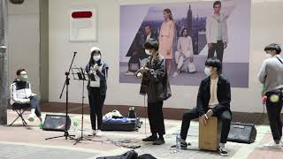 哪裡只得我共你(Dear Jane)-Cover By Veronica(2021/01/25)@旺角豉油街Busking