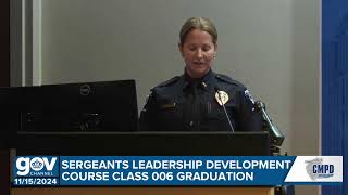 Sergeants Leadership Development Course Class 006 Graduation - November 15, 2024