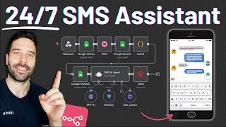The Most ADVANCED SMS AI Agent You Can Build (No-Code, n8n)