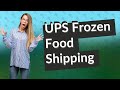 Can I ship frozen food with UPS?