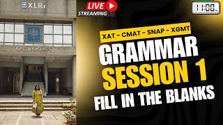 Most important Fill in the Blanks Grammar Questions for XAT| SNAP| XGMT| CUET| CMAT| Verbal Part 1