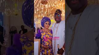 LAGOS SOCIETY,OTUNBA LEKAN OSIFESO AND HIS BEAUTIFUL WIFE,ERELU TOLA OSIFESO ALL LOVED UP AT EVENT