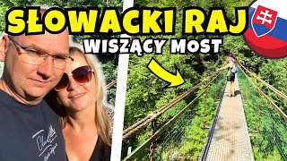 SŁOWACKI RAJ! PRZEŁOM HORNADU! WISZĄCY MOST LANOVA LAVKA! ILE KOSZTUJE PIWO NA SŁOWACJI? - Podlesok