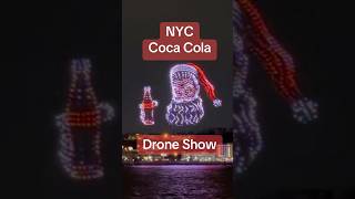 Coca-Cola Holiday Drone Show NYC #Shorts 紐約可口可樂假期無人機秀