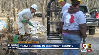 Veterans help with Clermont County flood cleanup