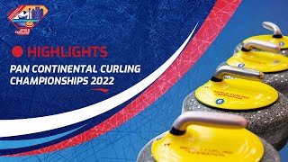 JAPAN v UNITED STATES - Highlights - Men’s Pan Continental Curling Championships 2022