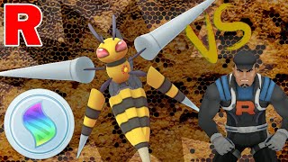 Cliff Better BEE Careful! One Mega Beedrill VS Cliff Team Go Rocket Battle